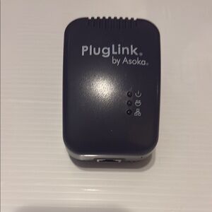 PlugLink Black Powerline Networking Adapter